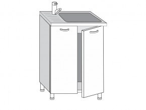 2.60.2мн Шкаф-стол на 600мм под накладную мойку с 2-мя дверцами в Покачах - pokachi.magazin-mebel74.ru | фото