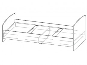 Кровать одинарная в Покачах - pokachi.magazin-mebel74.ru | фото