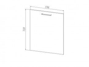 П 60 Комплект для посудомоечной машины 600 мм (цоколь + фасад) ЛДСП в Покачах - pokachi.magazin-mebel74.ru | фото