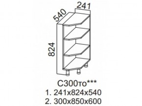 С300то Стол-рабочий 300 (торцевой открытый) в Покачах - pokachi.magazin-mebel74.ru | фото