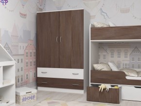 Шкаф двухстворчатый белый-бодега в Покачах - pokachi.magazin-mebel74.ru | фото