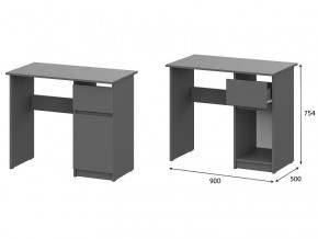 Стол письменный 900 Денвер Графит серый в Покачах - pokachi.magazin-mebel74.ru | фото