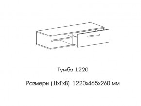 Тумба 1220 (низкая) в Покачах - pokachi.magazin-mebel74.ru | фото